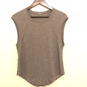 Lululemon Grey muscle tank size 2